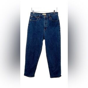 Madewell Tapered Leg Mom Women’s Jeans in Bellclaire Wash Sz 29